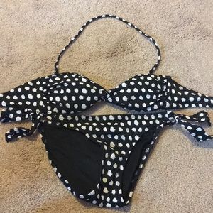 Black and white Victoria secret bikini